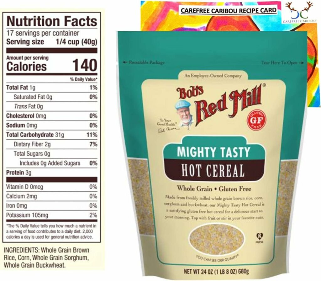 Bobs Red Mill Gluten Free Mighty Tasty Hot Cereal, 24 Ounce (Pack of 1)