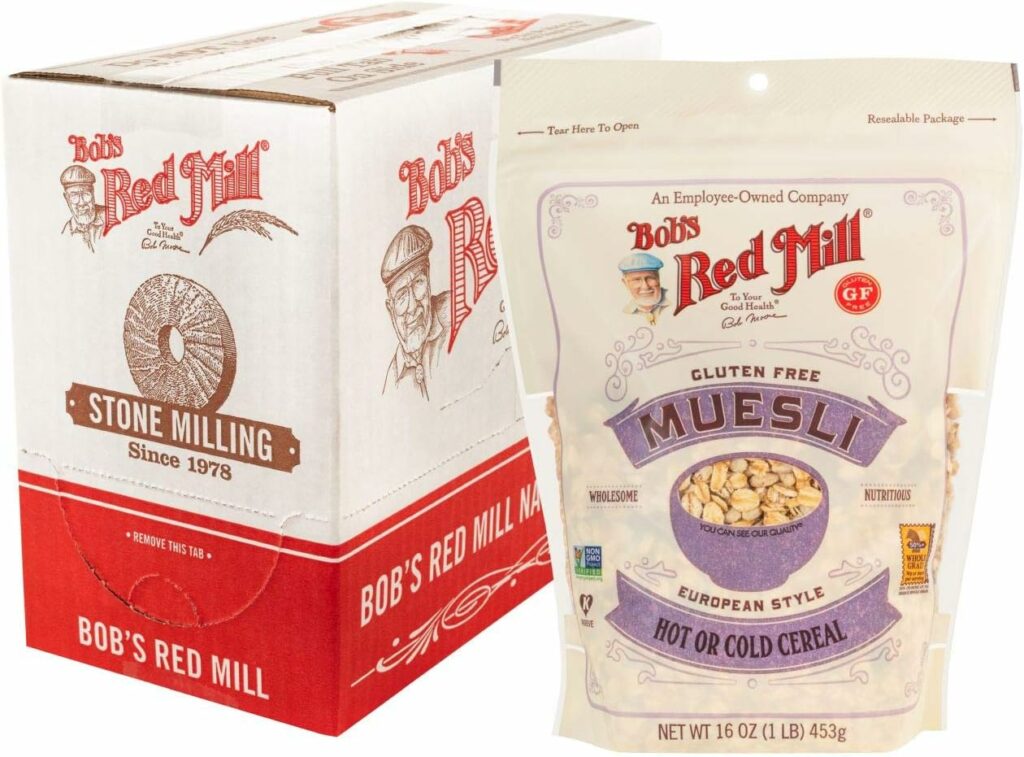 Bobs Red Mill Gluten Free Muesli Cereal, 16-ounce (Pack of 4)