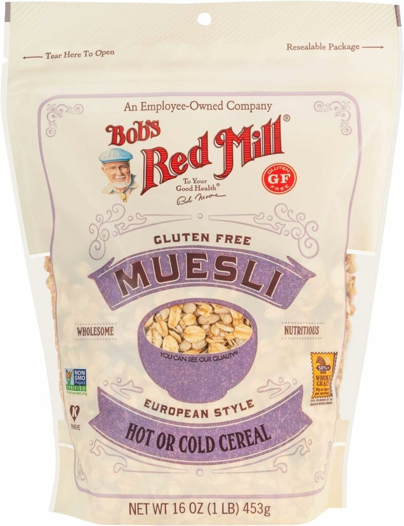 Bobs Red Mill Gluten Free Muesli Cereal, 16-ounce (Pack of 4)