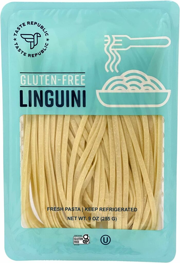 Gluten-Free Pasta, Linguini, Fresh Brown Rice Noodles Cook in Just 3 Minutes by Taste Republic, 9oz