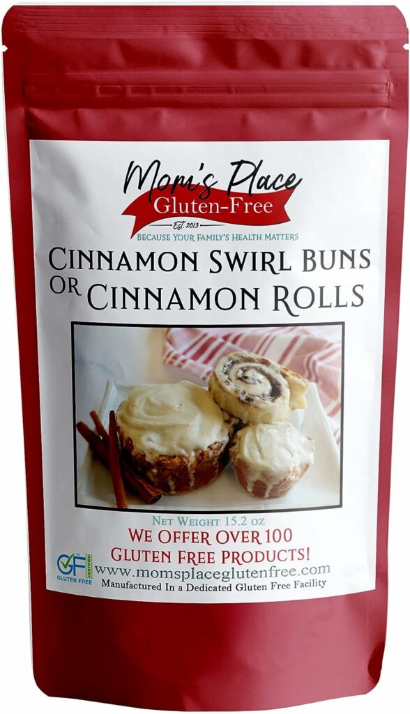 Moms Place Gluten-Free Cinnamon Swirl Bun OR Cinnamon Roll Mix