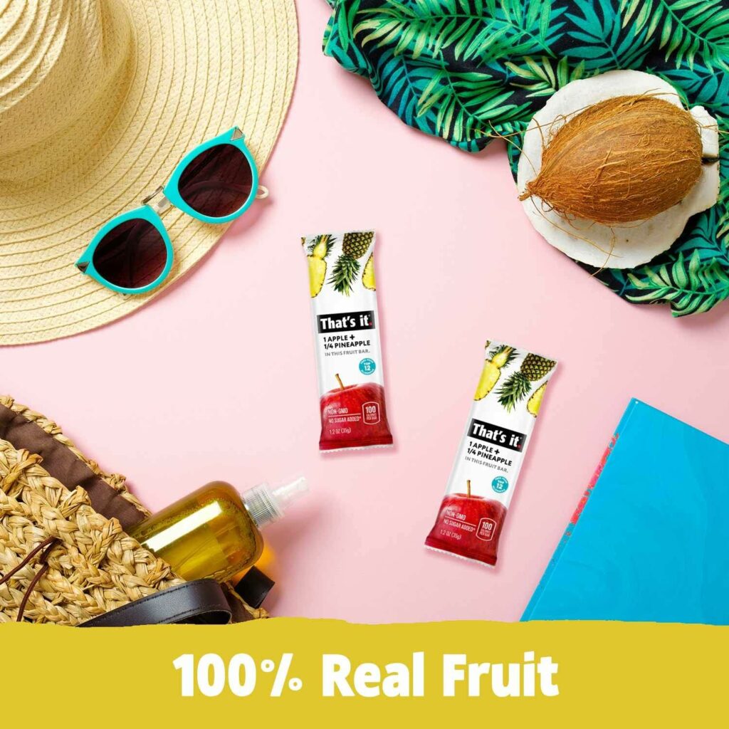 Thats it. (36 Count) Variety Pack | Apricot, Pear, and Pineapple Flavors | 100% Natural Real Fruit Bars Plant-based, Vegan, Gluten-free, No Added Sugar, Top 12 Allergen Free